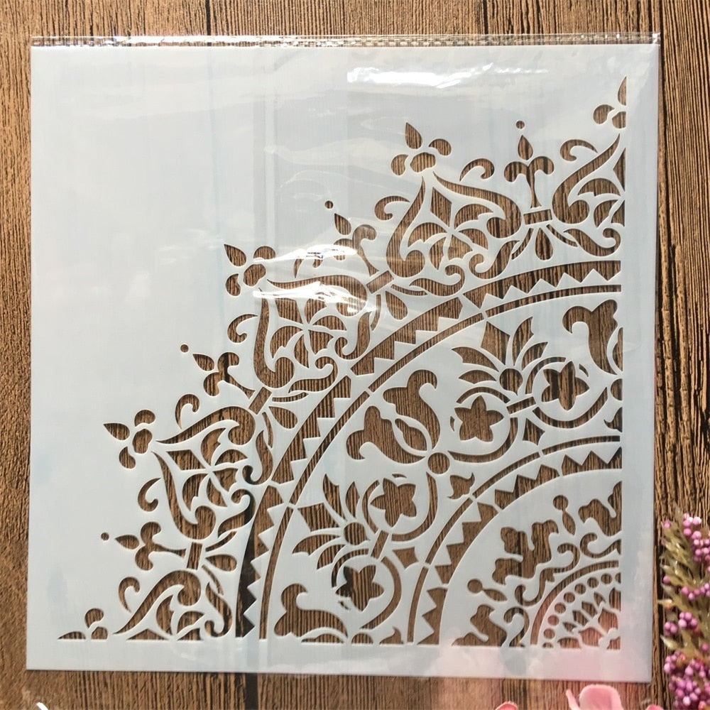 Pochoir Arabesque d'Angle