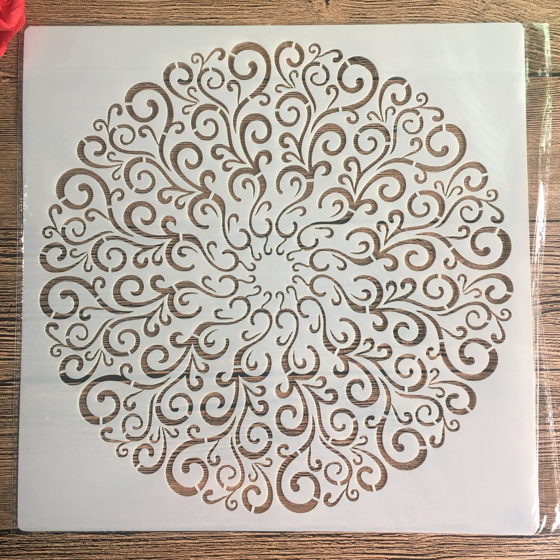 Pochoir Mandala Soleil