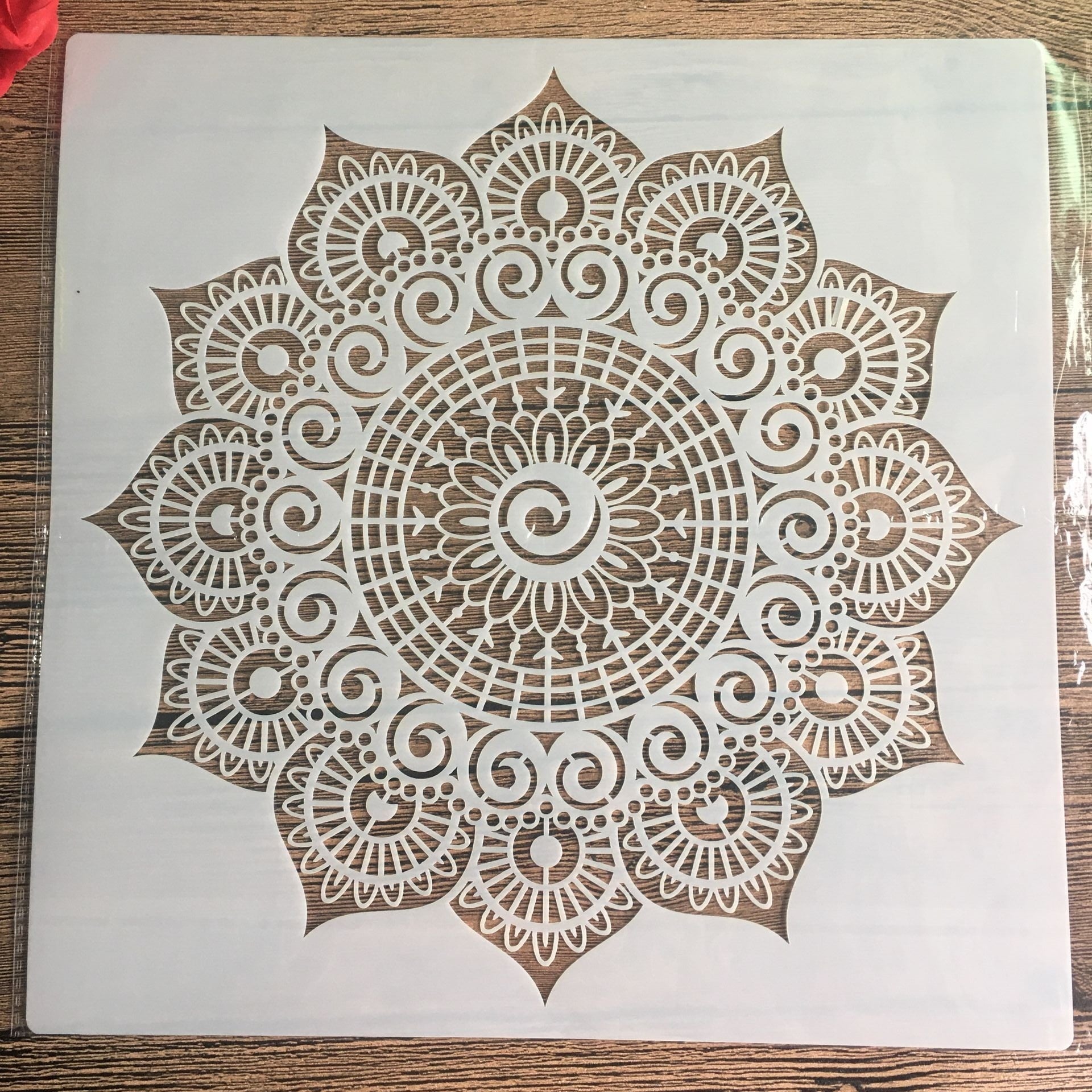 Pochoir Fleur Mandala