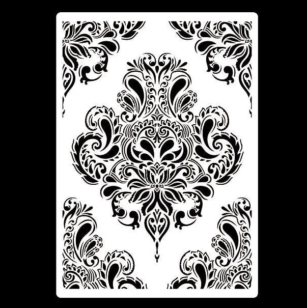 Pochoir Fleur A4