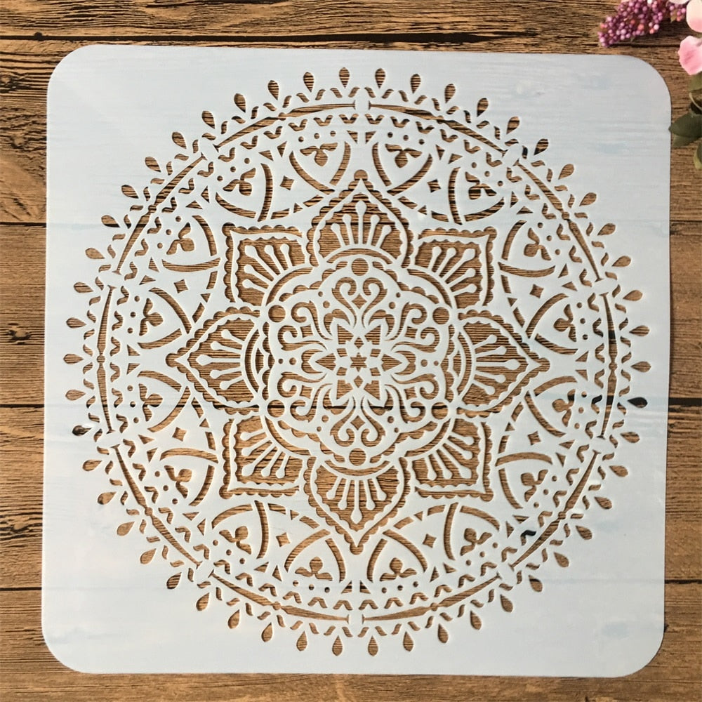 Pochoir Motif Rosace