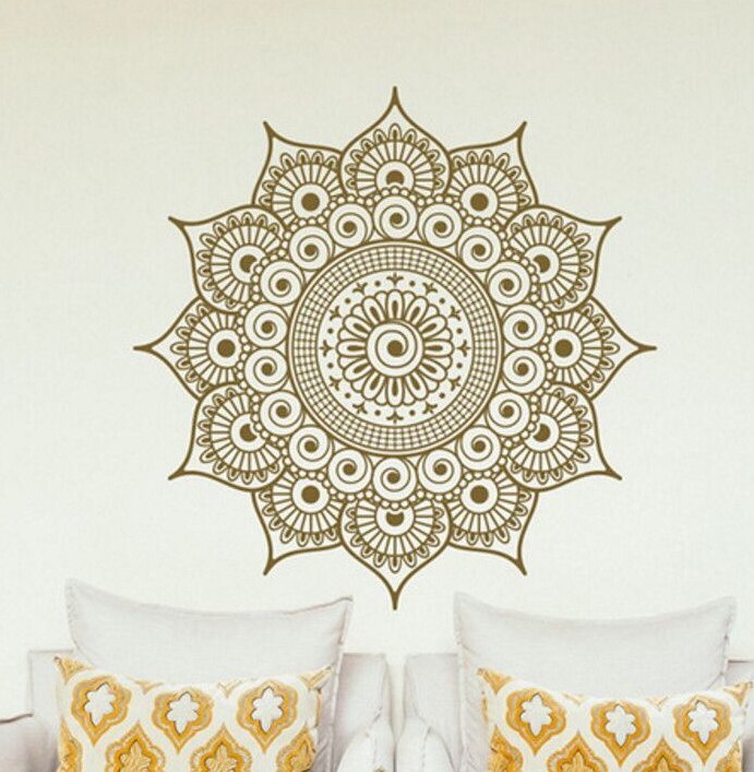 Pochoir Mandala Pour Meuble 30 cm