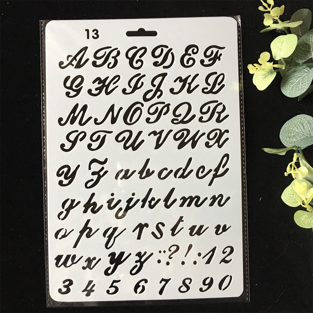 Pochoir Alphabet Calligraphie