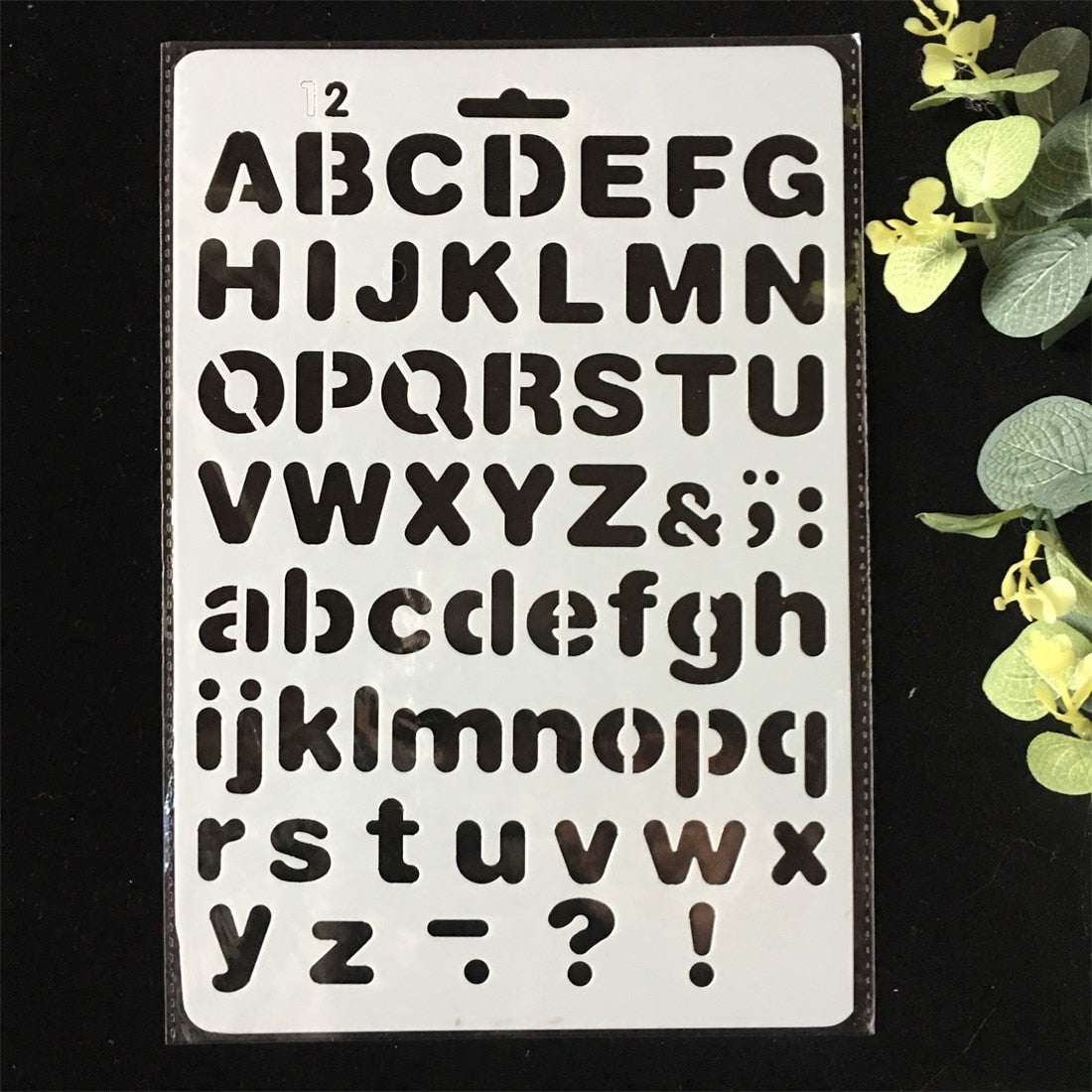 Pochoir Lettre Alphabet