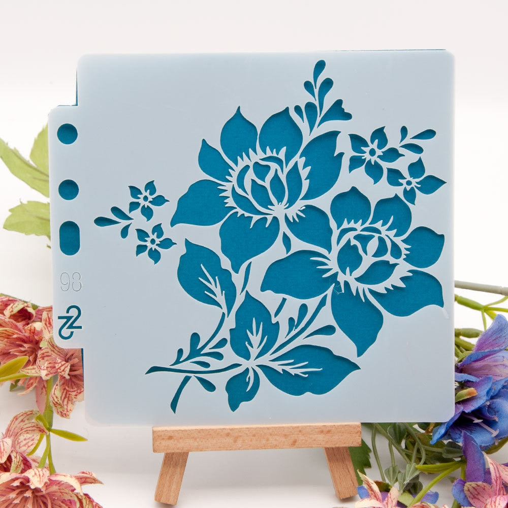 Pochoir Fleur Simple