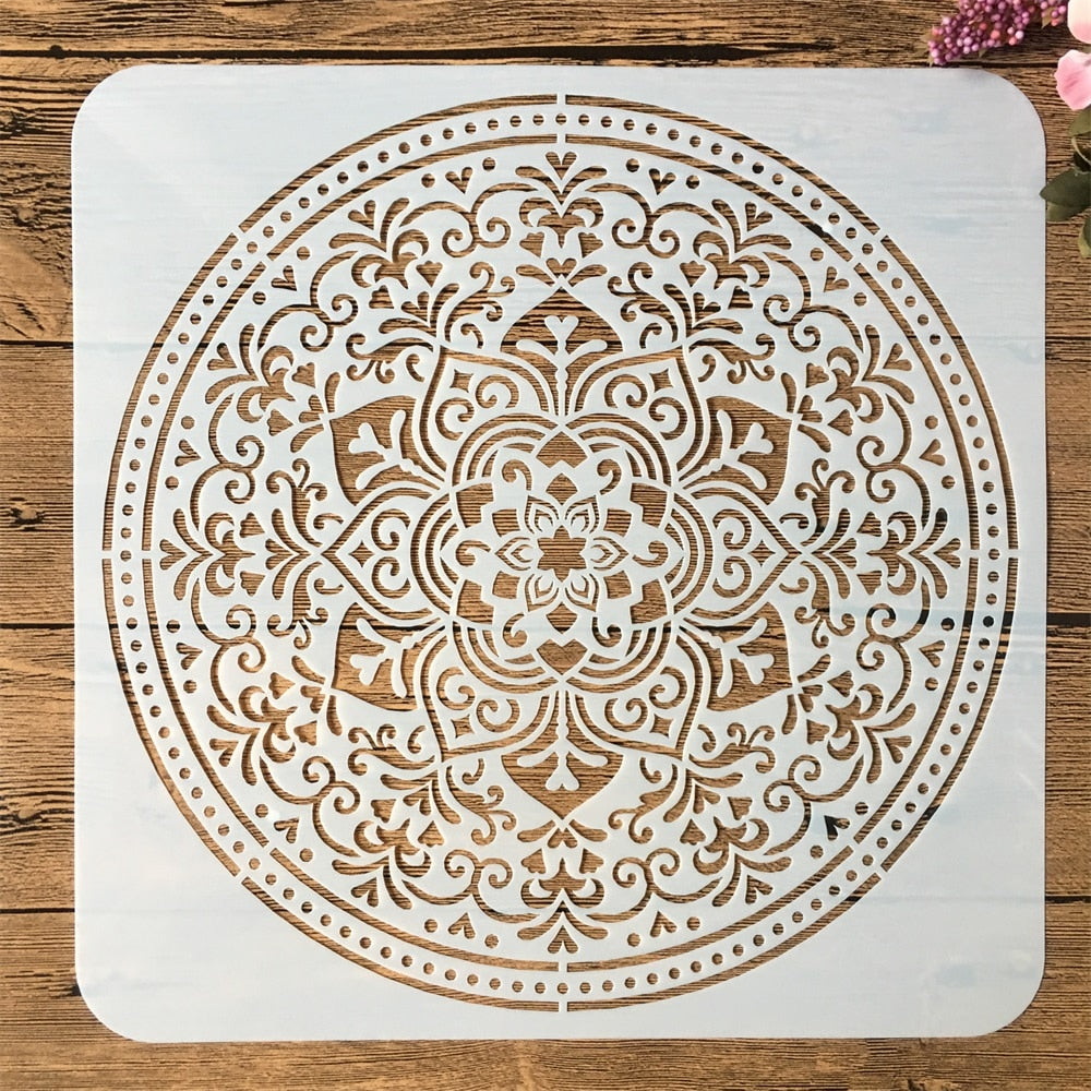 Pochoir Peinture Mandala