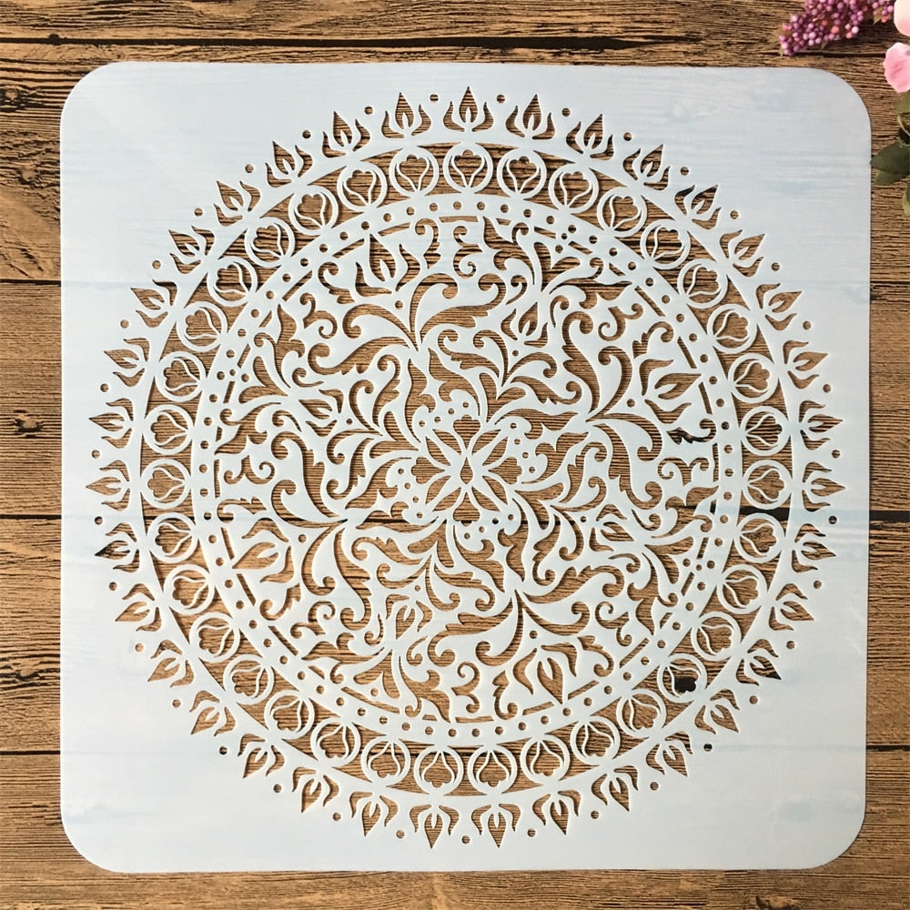 Rosace Mandala Pochoir