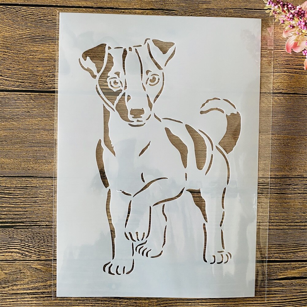 Chien Jack Russel Pochoir