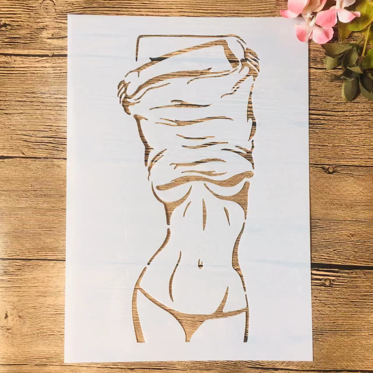 Pochoir Silhouette Femme