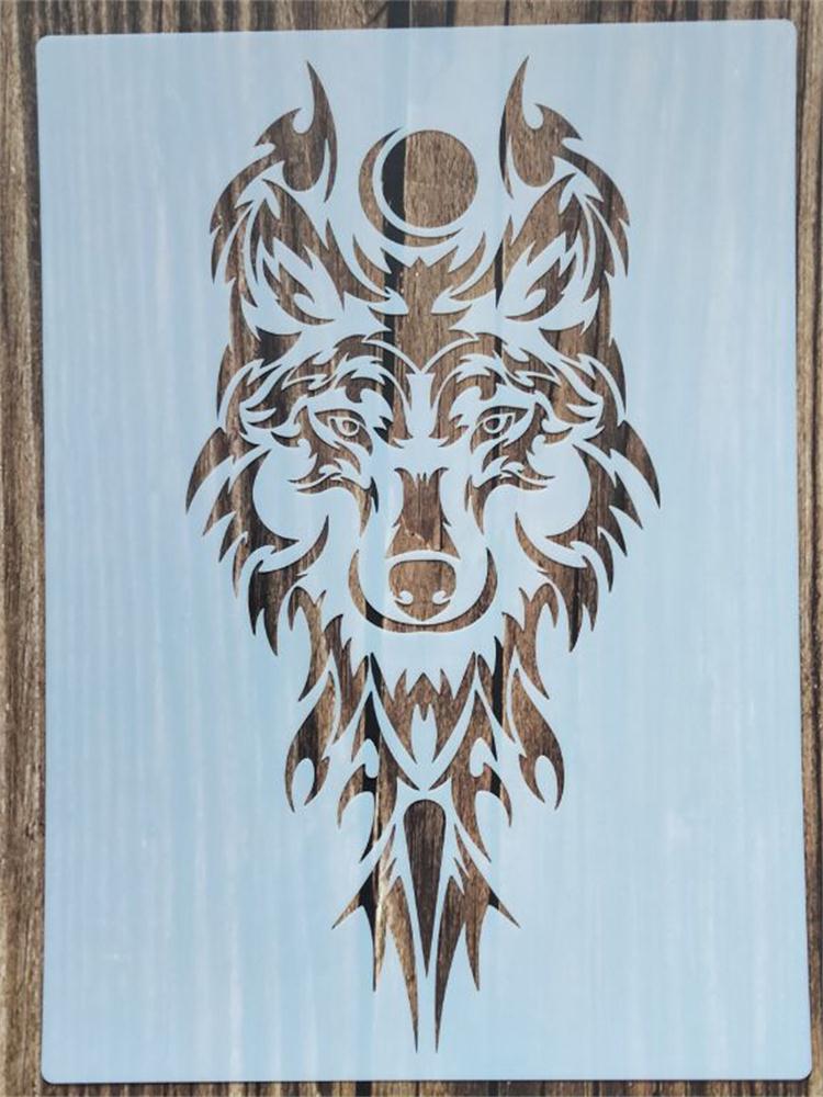 Pochoir Tête de Loup