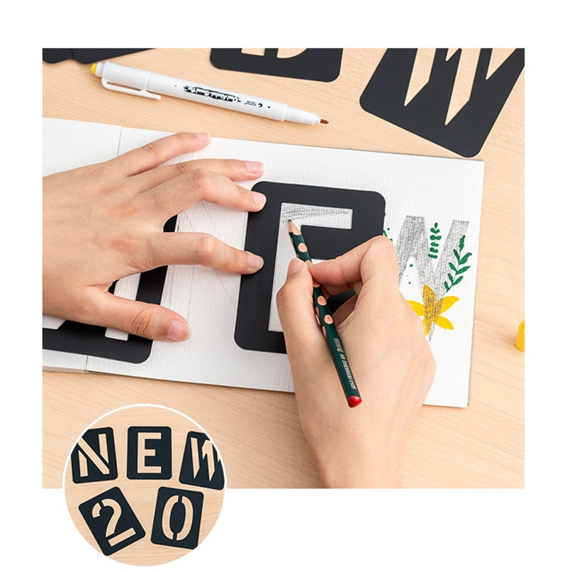 Pochoir Lettre Grand Format