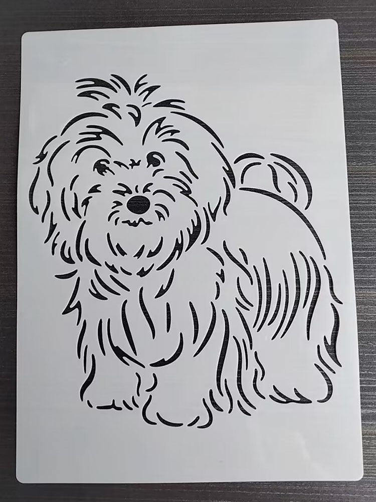 Bichon Frisé Pochoir