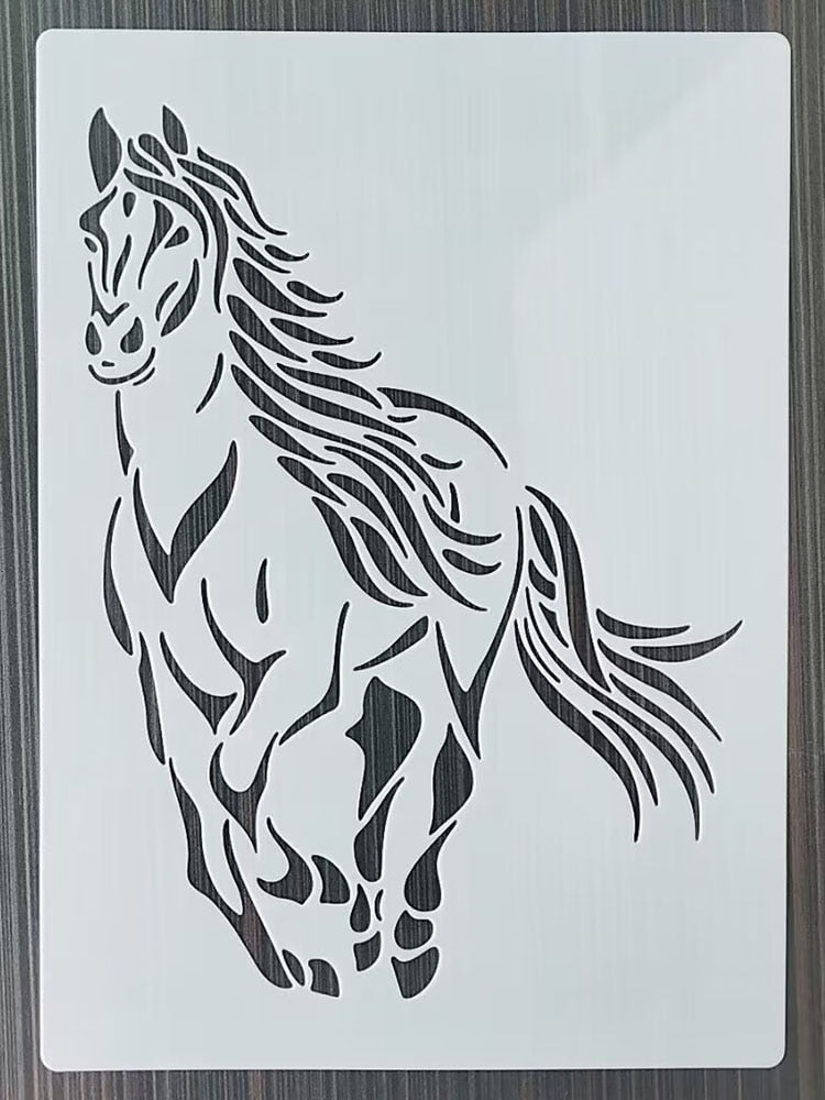 Pochoir Cheval