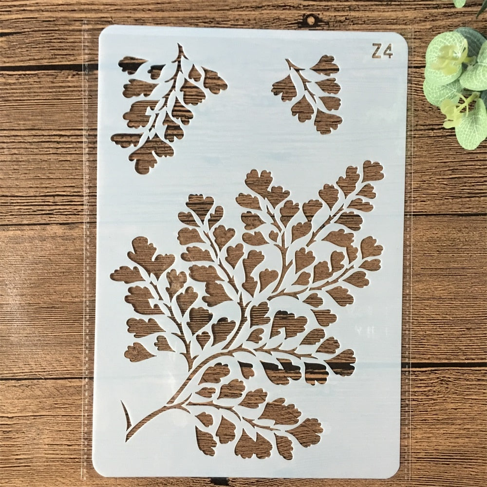 Pochoir Feuille de Chêne