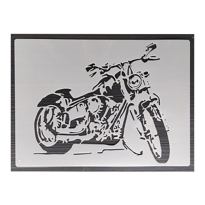 Pochoir Moto