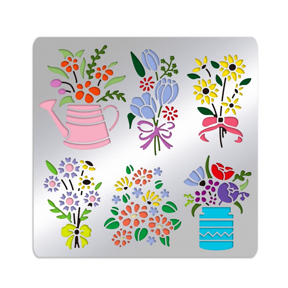 Pochoir Bouquet de Fleur