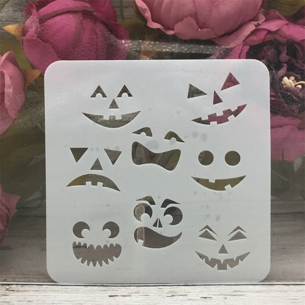 Pochoir Visage Halloween