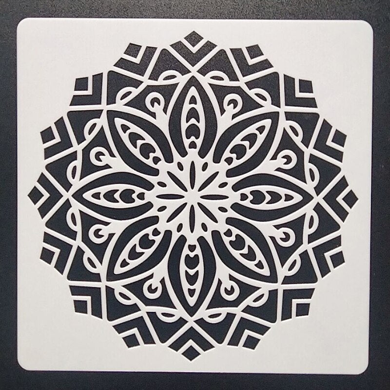 Pochoir Motif Géométrique