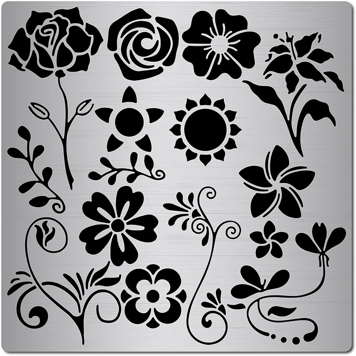 Pochoir Peinture Fleur