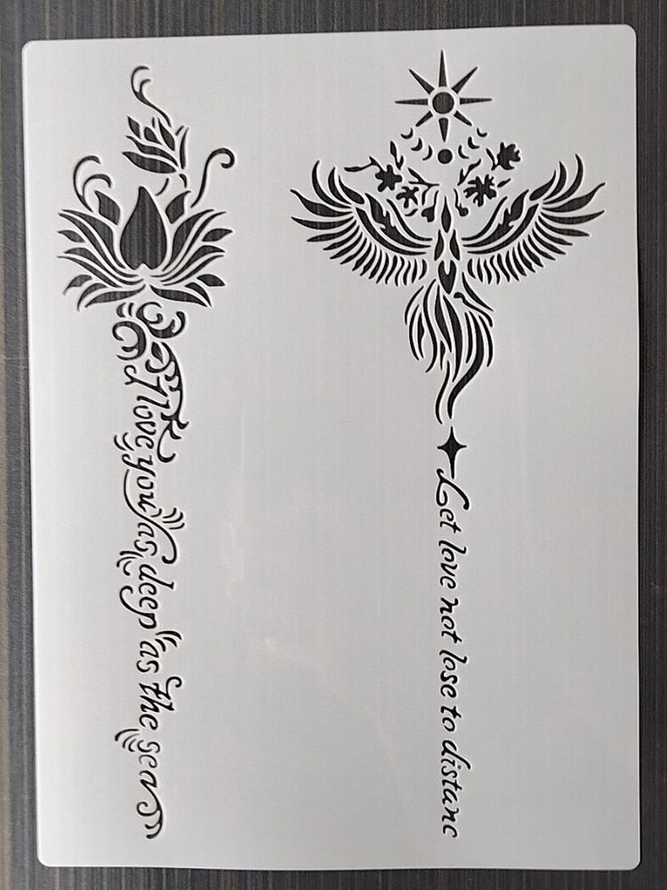 Pochoir Peinture Phrase