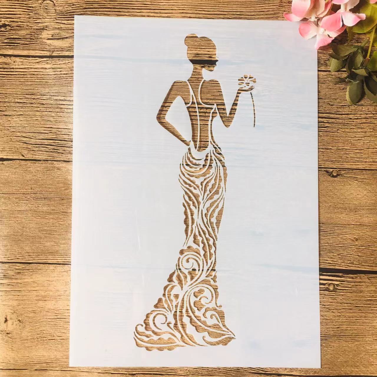 Pochoir Femme Afrique