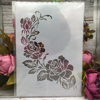 2 Roses Pochoir