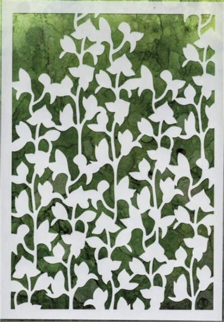 Pochoir Plante Grimpante