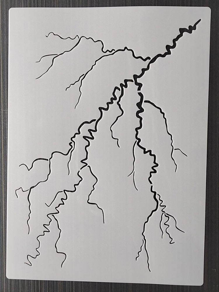 Pochoir Orage