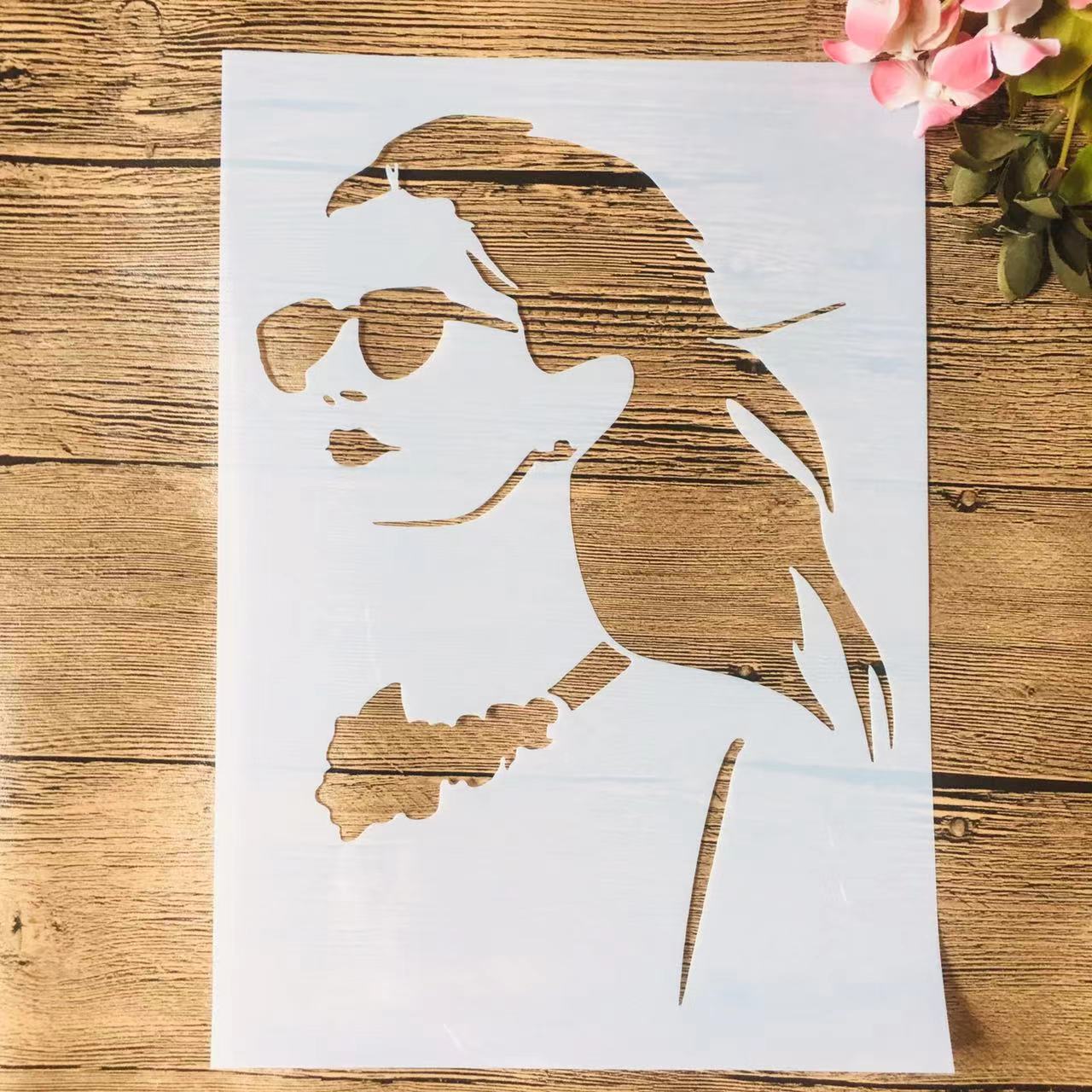 Pochoir Visage Femme